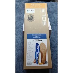Sole Performance thick custom footed Men 6.5 Women's 8.5 new in Box